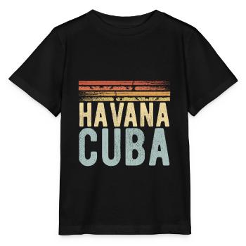 Havana Cuba - Stanley/Stella MINI CREATOR Kids’ T-Shirt - black - Front - Mikhail (115cm)