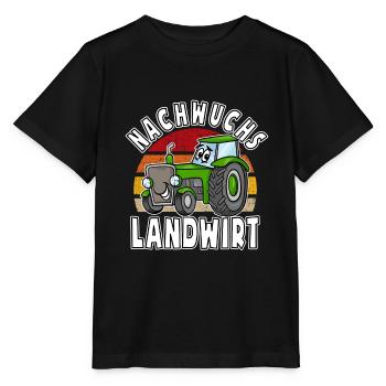 Baby Geburt Nachwuchs Landwirt Familie Geschenk - Stanley/Stella Kinder T-Shirt MINI CREATOR  - Schwarz - Vorne - Mikhail (115cm)