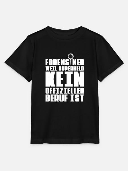 Forensik Forensiker - Stanley/Stella Kinder T-Shirt MINI CREATOR - Schwarz