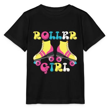 Roller skates Roller skating Roller skaters - Stanley/Stella MINI CREATOR Kids’ T-Shirt - black - Front - Mikhail (115cm)