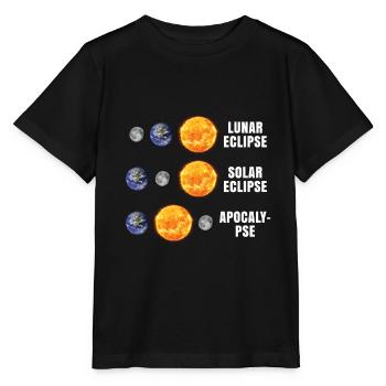 Éclipse de lune Apocalypse - T-shirt bio MINI CREATOR Stanley/Stella Enfant - noir - Devant - Mikhail (115cm)