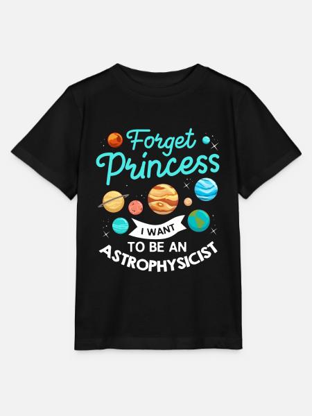 Astrophysiker Astrophysik Astronomie Teleskop - Stanley/Stella Kinder T-Shirt MINI CREATOR  - Schwarz