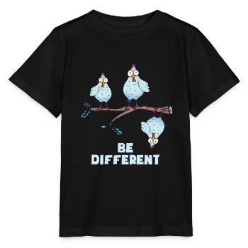 BE DIFFERENT - Stanley/Stella Kinder T-Shirt MINI CREATOR  - Schwarz - Vorne - Mikhail (115cm)