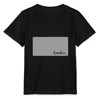 TWELVE 12 YEARS 12 Birthday Girls Retro - Stanley/Stella MINI CREATOR Kids’ T-Shirt - black - Front - Mikhail (115cm)
