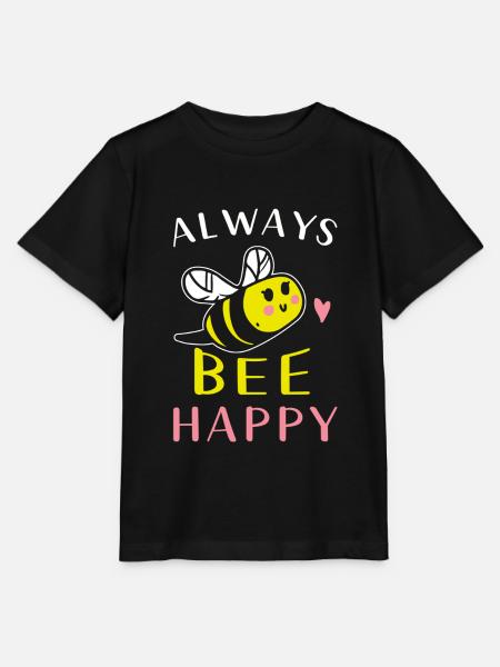 bee - Stanley/Stella MINI CREATOR Kids’ T-Shirt - black