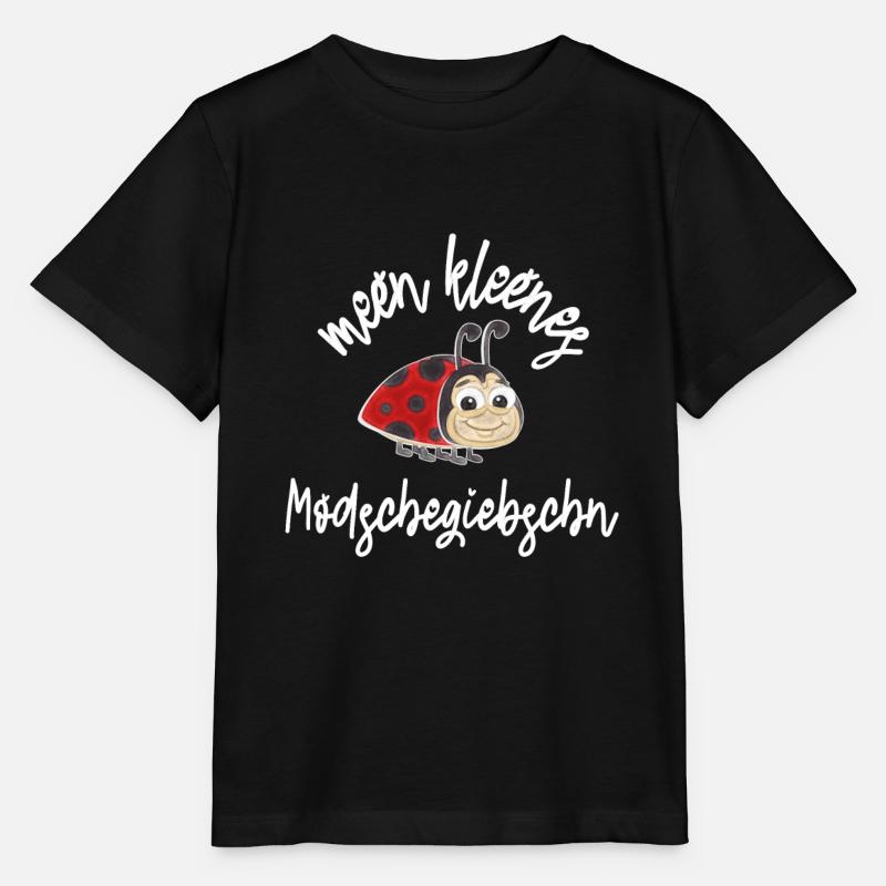 ostdeutsch Marienkäfer, Modschegiebchen Sachsen - Stanley/Stella Kinder T-Shirt MINI CREATOR  - Schwarz