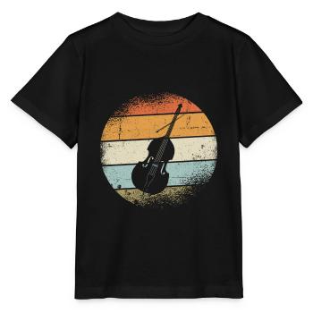 Kontrabass - Stanley/Stella Kinder T-Shirt MINI CREATOR  - Schwarz - Vorne - Mikhail (115cm)