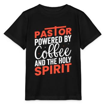 Pasteur pasteur clergé Reverend Cadeaux - T-shirt bio MINI CREATOR Stanley/Stella Enfant - noir - Devant - Mikhail (115cm)