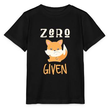Zero Fox Given - Stanley/Stella MINI CREATOR Kids’ T-Shirt - black - Front - Mikhail (115cm)