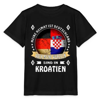 Heimat Deutschland Wurzeln - Stanley/Stella Kinder T-Shirt MINI CREATOR  - Schwarz - Vorne - Mikhail (115cm)