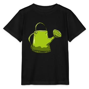 Gießkanne Gärtner Garten - Stanley/Stella Kinder T-Shirt MINI CREATOR  - Schwarz - Vorne - Mikhail (115cm)