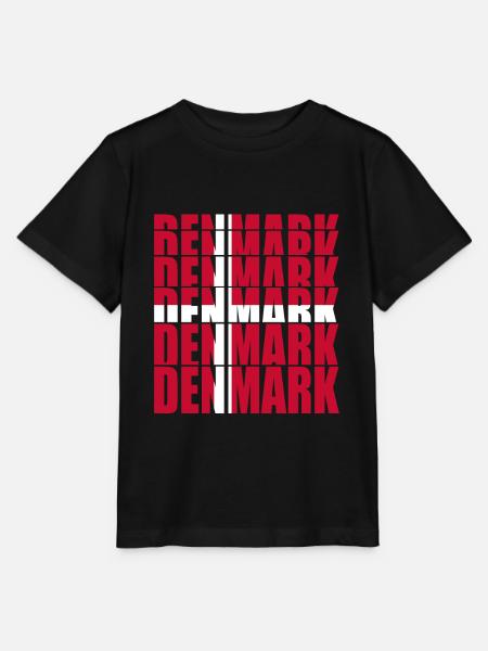 Dänemark - Stanley/Stella T-shirt MINI CREATOR til børn - sort