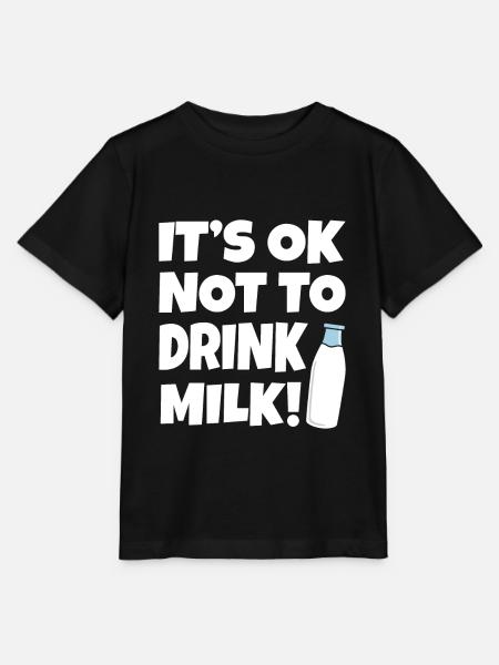 Milch - Stanley/Stella Kinder T-Shirt MINI CREATOR  - Schwarz
