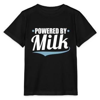 Milch - Stanley/Stella Kinder T-Shirt MINI CREATOR  - Schwarz - Vorne - Mikhail (115cm)