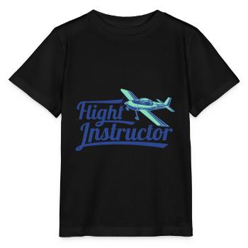Motor Flight Instructor Flight Instructor Pilot Instructor Flight - Stanley/Stella MINI CREATOR Kids’ T-Shirt - black - Front - Mikhail (115cm)