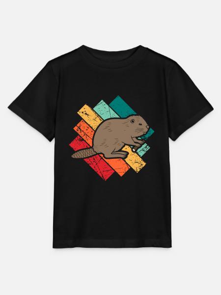 Biber - Stanley/Stella Kinder T-Shirt MINI CREATOR - Schwarz