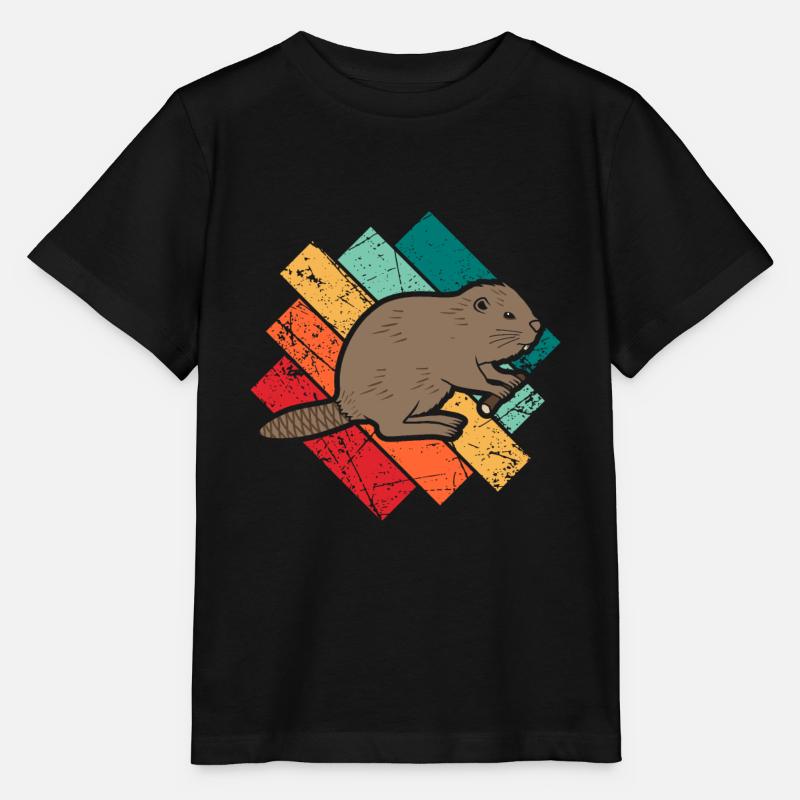 Biber - Stanley/Stella Kinder T-Shirt MINI CREATOR - Schwarz