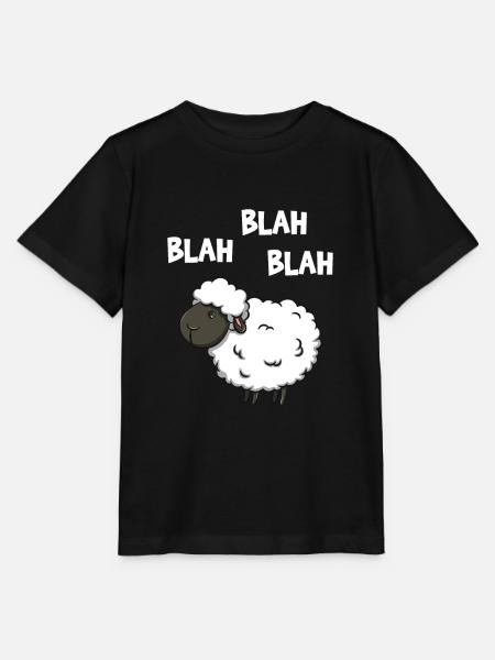 Blah Blah Blah - Stanley/Stella Kinder T-Shirt MINI CREATOR - Schwarz