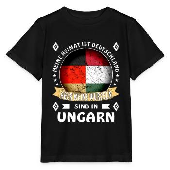 Heimat Deutschland Wurzeln - Stanley/Stella Kinder T-Shirt MINI CREATOR  - Schwarz - Vorne - Mikhail (115cm)