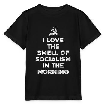 Le socialisme sort drôle - T-shirt bio MINI CREATOR Stanley/Stella Enfant - noir - Devant - Mikhail (115cm)