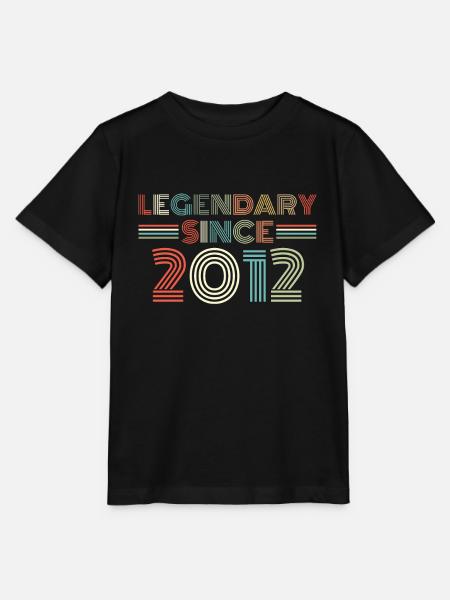 Legendär Seit 2012 9. Geburtstag Kindergeburtstag - Stanley/Stella T-shirt MINI CREATOR til børn - sort