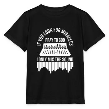 Tontechniker Sound Audio Engineer - Stanley/Stella Kinder T-Shirt MINI CREATOR  - Schwarz - Vorne - Mikhail (115cm)