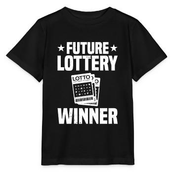 Lotto Gewinner Geschenk Lottozahlen Spieler - Stanley/Stella Kinder T-Shirt MINI CREATOR  - Schwarz - Vorne - Mikhail (115cm)