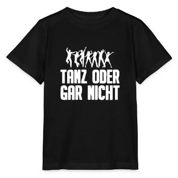 Tanzen Tänzer Tanz - Stanley/Stella Kinder T-Shirt MINI CREATOR  - Schwarz - Vorne - Mikhail (115cm)