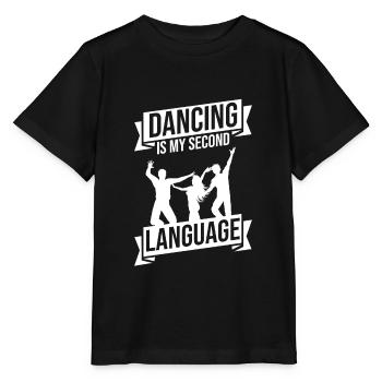 Tanzen Tänzer Tanz - Stanley/Stella Kinder T-Shirt MINI CREATOR  - Schwarz - Vorne - Mikhail (115cm)