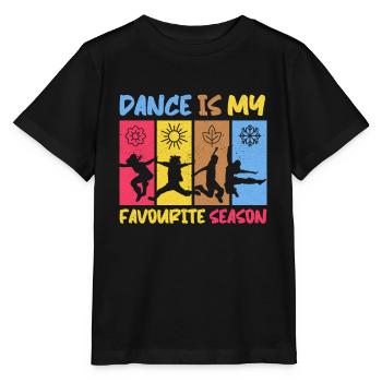 Tanzen Tänzer Tanz - Stanley/Stella Kinder T-Shirt MINI CREATOR  - Schwarz - Vorne - Mikhail (115cm)