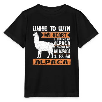 alpaca be an alpaca - Stanley/Stella MINI CREATOR Kids’ T-Shirt - black - Front - Mikhail (115cm)