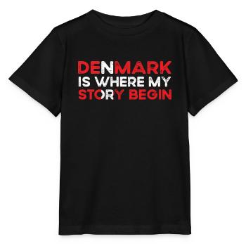 Denmark - Stanley/Stella MINI CREATOR Kids’ T-Shirt - black - Front - Mikhail (115cm)