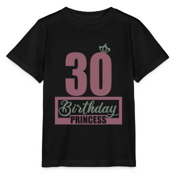 30. Geburtstag 30 Jahre 30er Birthday Princess - Stanley/Stella Kinder T-Shirt MINI CREATOR  - Schwarz - Vorne - Mikhail (115cm)