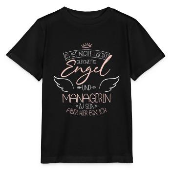manager - Stanley/Stella MINI CREATOR Kids’ T-Shirt - black - Front - Mikhail (115cm)