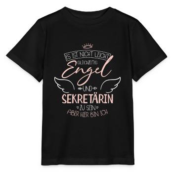 Secrétaire - T-shirt bio MINI CREATOR Stanley/Stella Enfant - noir - Devant - Mikhail (115cm)