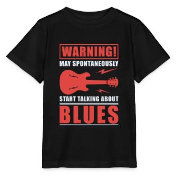 Blues - Stanley/Stella Kinder T-Shirt MINI CREATOR  - Schwarz - Vorne - Mikhail (115cm)