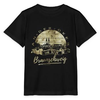 Braunschweig Vintage - Stanley/Stella Kinder T-Shirt MINI CREATOR  - Schwarz - Vorne - Mikhail (115cm)