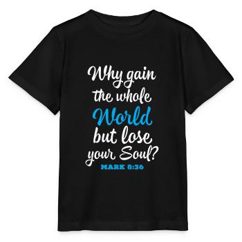 Jesus, Jesus, Jesus Christian Christian Christian - Stanley/Stella MINI CREATOR Kids’ T-Shirt - black - Front - Mikhail (115cm)