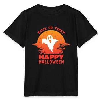 Halloween Trick Or Treat - T-shirt bio MINI CREATOR Stanley/Stella Enfant - noir - Devant - Mikhail (115cm)