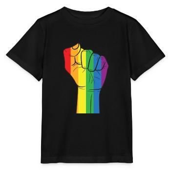Lgbt - Stanley/Stella MINI CREATOR Kids’ T-Shirt - black - Front - Mikhail (115cm)