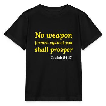 Jesus, Jesus, Jesus Christian Christian Christian - Stanley/Stella MINI CREATOR Kids’ T-Shirt - black - Front - Mikhail (115cm)