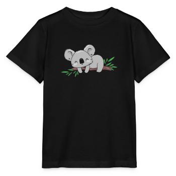 Koala Koala Bear - Stanley/Stella MINI CREATOR Kids’ T-Shirt - black - Front - Mikhail (115cm)
