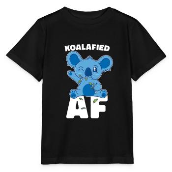 Koala Koala Bear - Stanley/Stella MINI CREATOR Kids’ T-Shirt - black - Front - Mikhail (115cm)