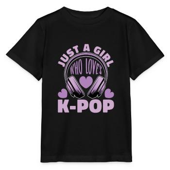 K-Pop Kpop K-Drama Korean Pop Musique - T-shirt bio MINI CREATOR Stanley/Stella Enfant - noir - Devant - Mikhail (115cm)