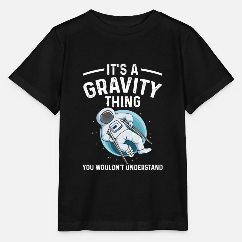 Gipsbein Design für einen Freund mit einem - Stanley/Stella Kinder T-Shirt MINI CREATOR  - Schwarz