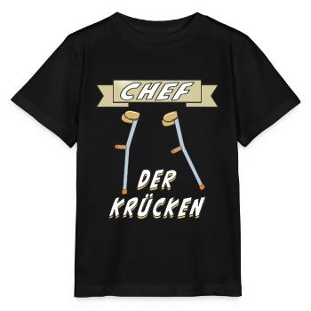 CHEF DER KRÜCKEN - Stanley/Stella Kinder T-Shirt MINI CREATOR  - Schwarz - Vorne - Mikhail (115cm)