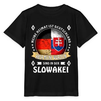 Heimat Deutschland Wurzeln - Stanley/Stella Kinder T-Shirt MINI CREATOR  - Schwarz - Vorne - Mikhail (115cm)