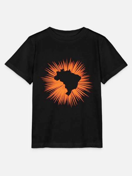 Brasilien - Stanley/Stella Kinder T-Shirt MINI CREATOR  - Schwarz