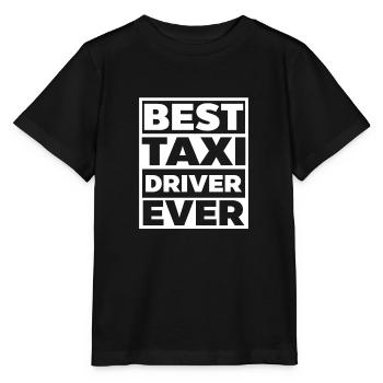 Taxifahrer Bester Taxifahrer aller Zeiten - Stanley/Stella Kinder T-Shirt MINI CREATOR  - Schwarz - Vorne - Mikhail (115cm)