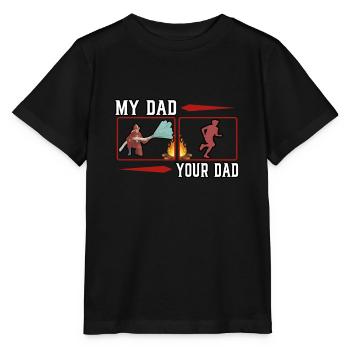 Pompiers Secours Secours Incendie Profession - T-shirt bio MINI CREATOR Stanley/Stella Enfant - noir - Devant - Mikhail (115cm)